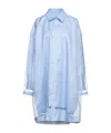 Maison Margiela Solid Colour Shirts In Blue
