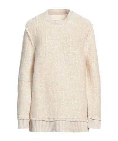 Maison Margiela Solidcolor Knit Sweater In Neutral