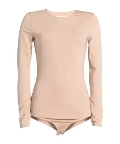 Maison Margiela Solidcolor Longsleeve Tshirt In Neutral