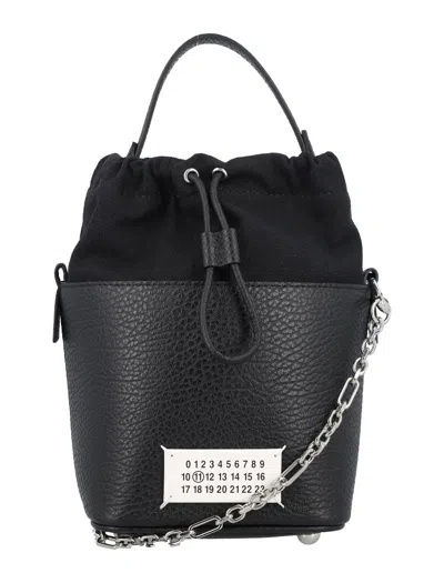 Maison Margiela Sophisticated Black Bucket Bag For The Modern Woman