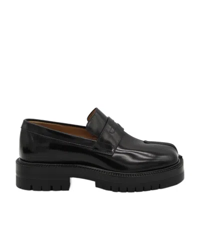 Maison Margiela Tabi Loafers In Black