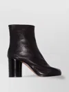 Maison Margiela Tabi Ankle Boots With Unique Tabi Toe Design And Block Heel In Black