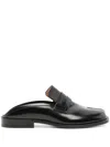 Maison Margiela Black Tabi City Loafer Mules In Black