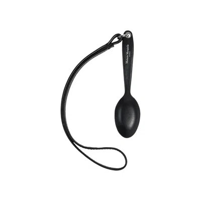 Pre-owned Maison Margiela Spoon Charm 'black/polished Palladium' | Men's Size Onesize
