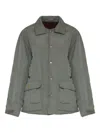 Maison Margiela Plaid Lining Sport Jacket In Green