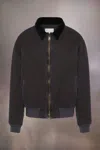 Maison Margiela Yoke Caban Jacket Man Black In Black