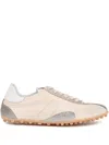 Maison Margiela Sneakers Sprinters In Suede And Leather With Vintage Finish