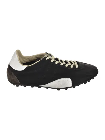 Maison Margiela Sprinters Low Sneakers In Animal Print