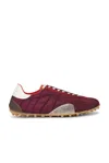 Maison Margiela Sprinters Leather And Suede-trimmed Nylon Sneakers In Brown