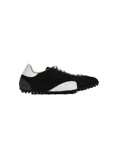 MAISON MARGIELA MAISON MARGIELA SPRINTERS LOW TOP BLACK AND WHITE
