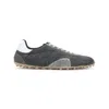 Maison Margiela Sprinters Low Top Green Polyester Sneakers In Animal Print