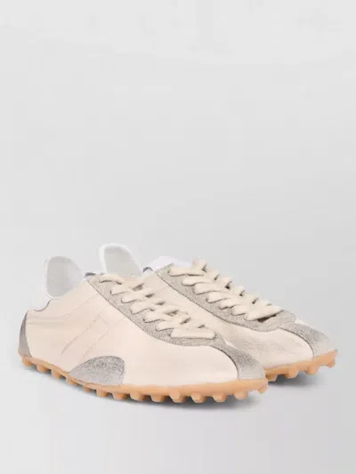 MAISON MARGIELA LEATHER LOW-TOP SNEAKERS