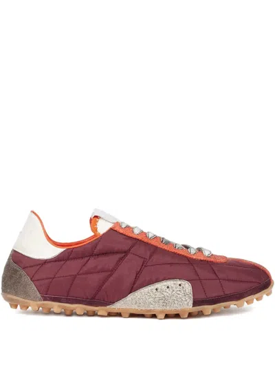 Maison Margiela Sprinters Low Top Sneaker In Burgundy