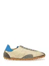 Maison Margiela Sprinters Low Top Sneakers With Dirty Effect In Neutrals