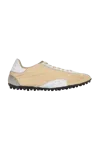 Maison Margiela Sneakers Sprinters In Pelle E Cotone Beige