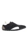 Maison Margiela Sprinters Low Top Cotton Blend Sneakers In Black