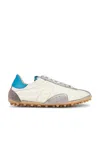 Maison Margiela Sprinters Low Top Sneakers With Dirty Effect In Lemon  White  & Grey