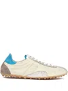 Maison Margiela Sprinters Low Top Sneakers With Dirty Effect In Neutrals