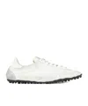 Maison Margiela Sprinters Branded Canvas And Suede Low-top Trainers In White