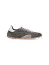 Maison Margiela Sprinters Low Top Green Polyester Sneakers In Green