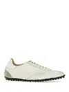 Maison Margiela White Canvas Sprinters Sneakers In White