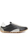 Maison Margiela Sneakers Sprinters In Suede And Leather With Vintage Finish In Multi