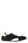 Maison Margiela Sprinters Low Top Cotton Blend Sneakers In Black