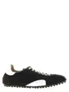 Maison Margiela Sprinters Low Top Cotton Blend Sneakers In Animal Print