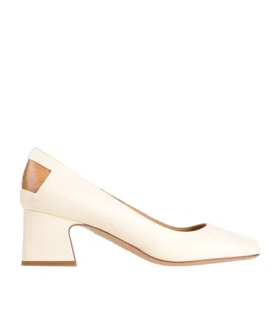 Maison Margiela Square-toe Block-heel High Heels In Neutral