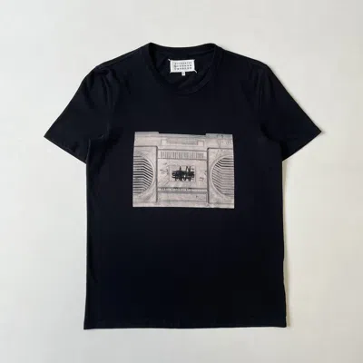 Pre-owned Maison Margiela S/s 13 ‘boombox' Print T Shirt In Black
