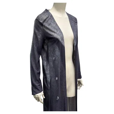 Pre-owned Maison Margiela S/s 1996  Trompe D'oeil "coat" Long Cardigan In Black