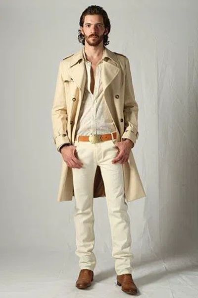 Pre-owned Maison Margiela Ss 2009 Archive Sartorial Line Hand Made Runway Coat In Beige
