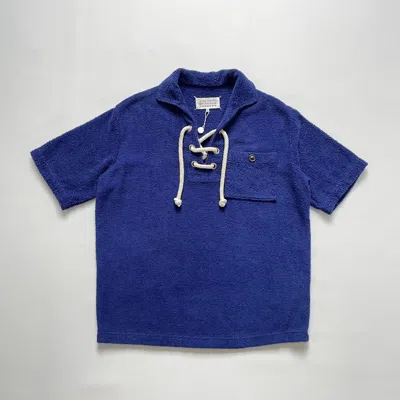 Pre-owned Maison Margiela S/s 23 Sailor Rope Neck Line Top In Blue