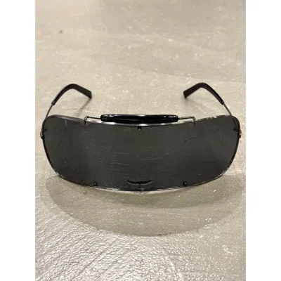 Pre-owned Maison Margiela S/s2009  Incognito Mask Visor Sunglasses In Black