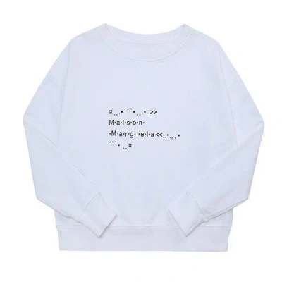 Pre-owned Maison Margiela Ss22 Margiela Front Boxy Oversize Sweater In White