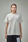 Maison Margiela Stamp Logo T-shirt In White