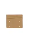 Maison Margiela Stitch-detail Cardholder In Green