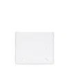 Maison Margiela Stitch-detail Cardholder Wallet In White