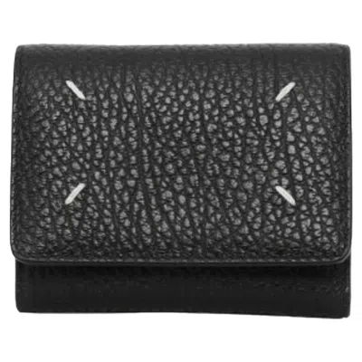 Maison Margiela Stitched Wallet In Black