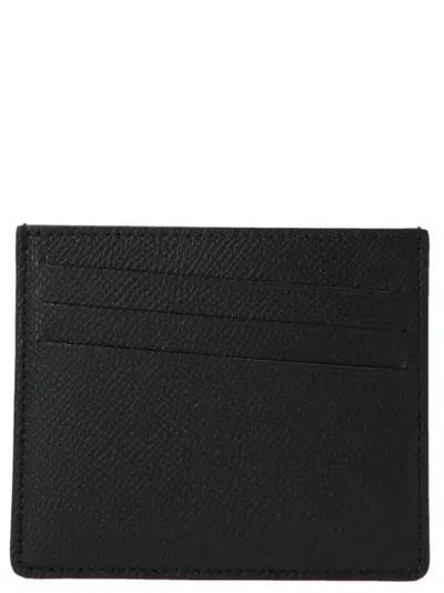 Maison Margiela Stitching Card Holder In Black