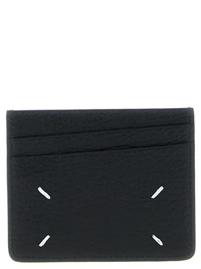 Maison Margiela 'stitching' Card Holder In Black