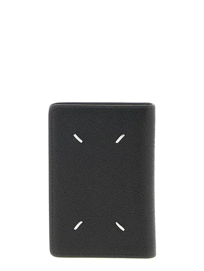 Maison Margiela 'stitching' Card Holder In Black