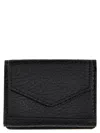 Maison Margiela Four Stitches Compact Wallet In Black