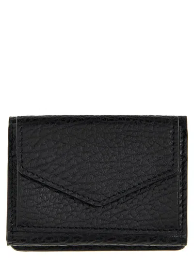Maison Margiela Stitching Wallet In Black