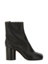 Maison Margiela Tabi Ankle Boots With Unique Tabi Toe Design And Block Heel
