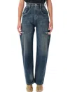 Maison Margiela Stonewashed Denim Jeans With Slash Details In Blue