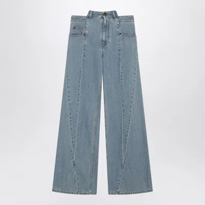 Maison Margiela Stonewashed Straight-leg Denim Jeans In Blue