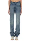 Maison Margiela Straight Jeans In Navy