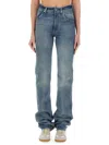 Maison Margiela Straight Jeans In Navy