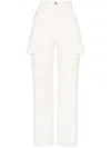 Maison Margiela Straight Jeans With A Worn Effect In Beige